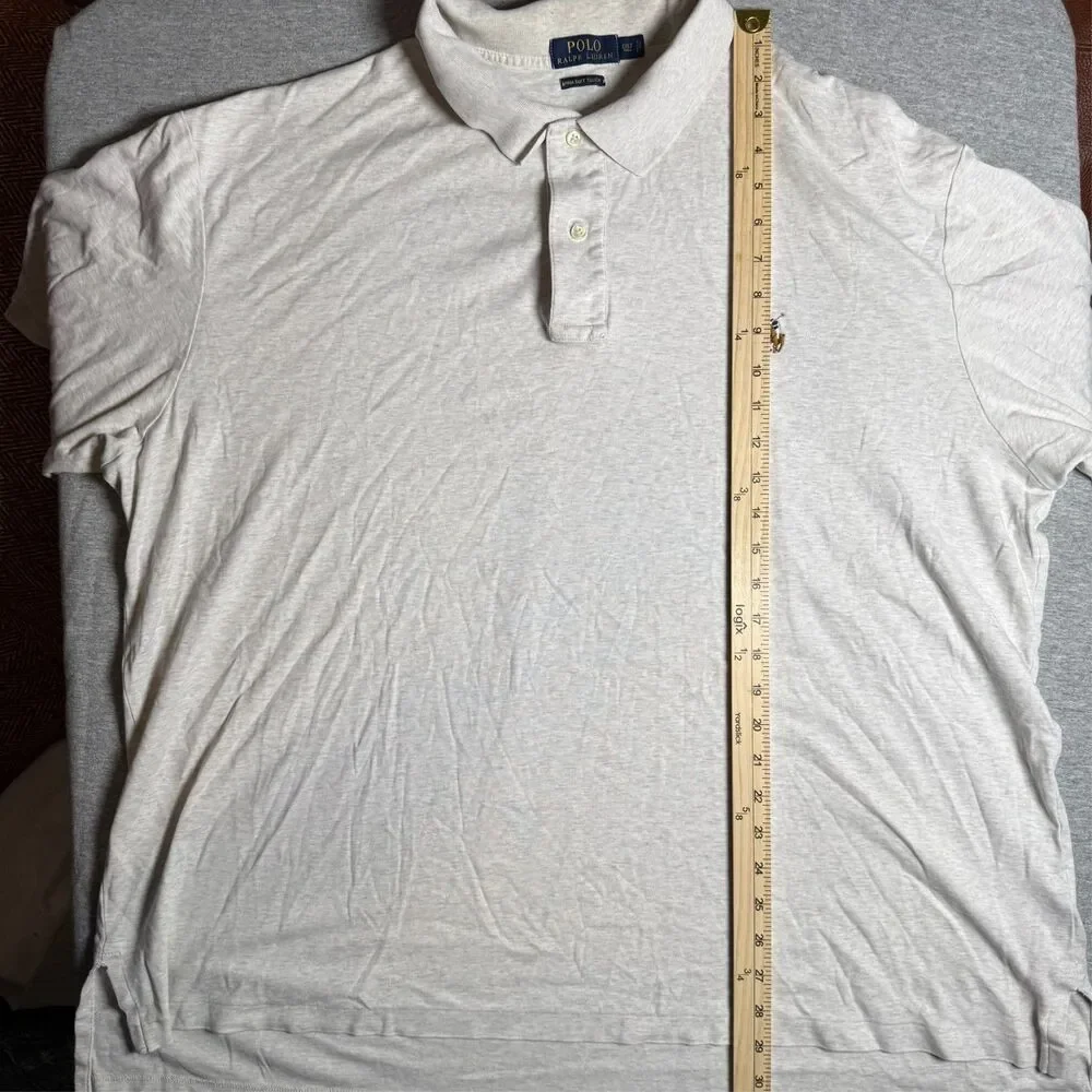 Polo Ralph Lauren Pima Soft Touch Men’s Light Gray 2XL